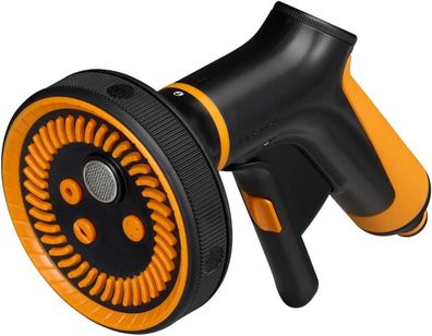 Fiskars Sprühpistole Multi, 5 Funktionen, Stufenlos regelbarer Durchfluss Garten