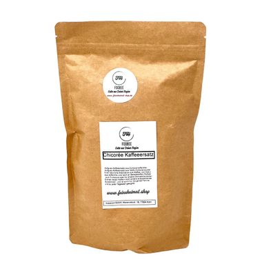 FooBee Chicorée Körner geröstet - Filterkaffee-Ersatz Zichorie koffeinfrei 450 Gramm
