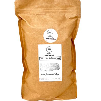 FooBee Chicorée Körner geröstet - Filterkaffee-Ersatz Zichorie koffeinfrei 800 Gramm