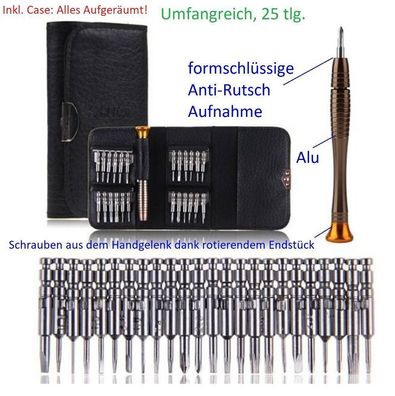 Feinwerkzeug Set in Etui Tasche