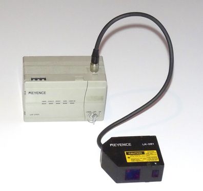 Keyence Laser Set Laser Sensor LK-081 LK081 + Steuer Einheit LK-2101 LK2101