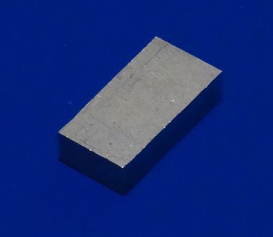 50,3 x 25,3 x 12,4 mm (LxBxH) Alu Klotz Flachmaterial Reststück #36