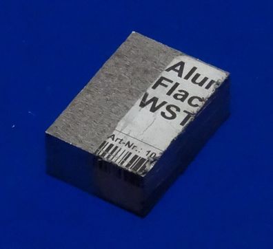 41 x 28,5 x 14,8 mm (LxBxH) Alu Klotz Flachmaterial Reststück #70