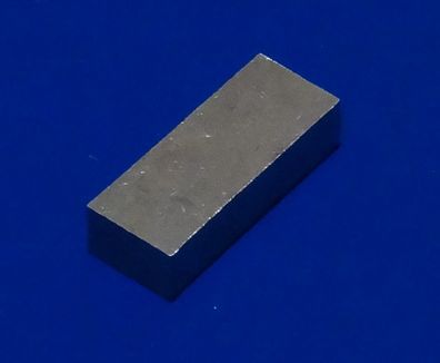 50,5 x 20,1 x 12,5 mm (LxBxH) Alu Klotz Flachmaterial Reststück #34