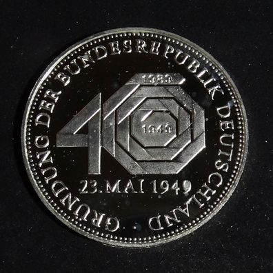 40 Jahre BRD Gründung BRD 23.05.1949 Silber Münze 99,9%