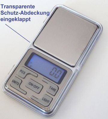 0,1kg 0,01g kleine digital Fein Waage 100g in 0,01g Schritten + Hardcase