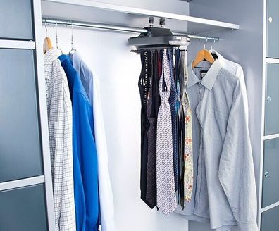 Sichler Krawatten Schrank Halter Rotaserie für 64 Krawatten