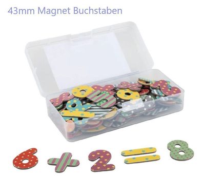 Kühlschrank Magnet Zahlen Set in Aufbewahrungsbox, 90 tlg.