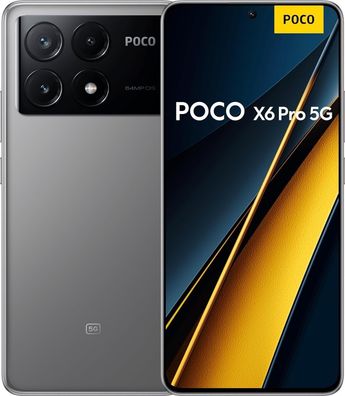 Xiaomi Poco X6 Pro 256GB 8GB RAM Grau