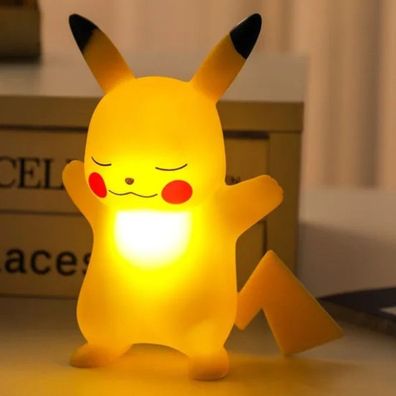 Pikachu Nachtlicht Lampe 1 - Nintendo Pokemon Pikachu 12cm Mini Tisch Lampe ohne Box