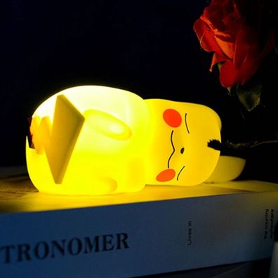 Pikachu Nachtlicht Lampe 4 - Nintendo Pokemon Pikachu 12cm Mini Tisch Lampe ohne Box