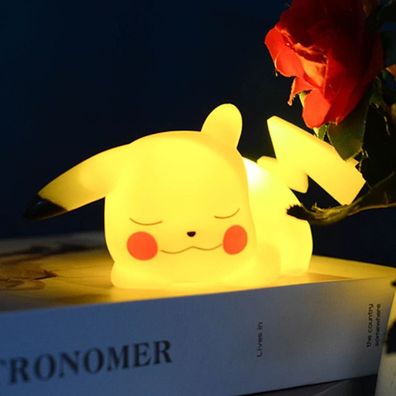 Pikachu Nachtlicht Lampe 5 - Nintendo Pokemon Pikachu 12cm Mini Tisch Lampe ohne Box