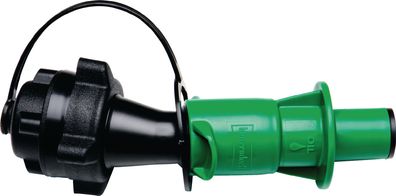 Sicherheitseinfüllsystem f. Kettenhaftöl schwarz/ grün Hünersdorff