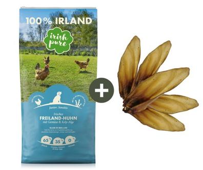 Irish Pure | Irisches Freiland-Huhn mit Gemüse & Kelp-Alge, Junior 12 KG