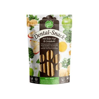 Irish Pure | Snack |100 % Veggie, Dental-Snack mit Kelp-Alge & Grünkohl 150 g