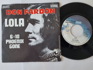 Don Fardon - Lola 7'' Vinyl Germany/ CV The Kinks