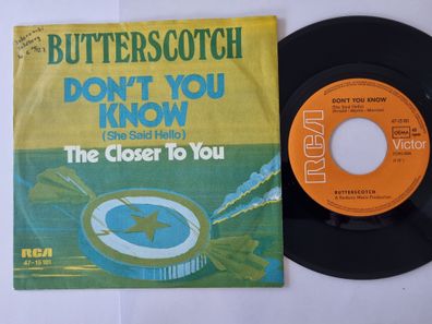 Butterscotch - Don't you know (She said hello) 7'' Vinyl Germany