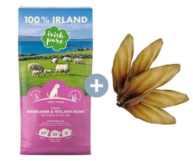 Irish Pure | Trockenfutter | Irisches Weidelamm & Freiland-Huhn mit Gemüse & Kelp-Alg