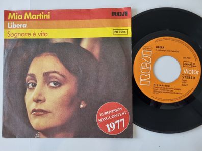 Mia Martini - Libera 7'' Vinyl Germany Eurovision SONG Contest 1977