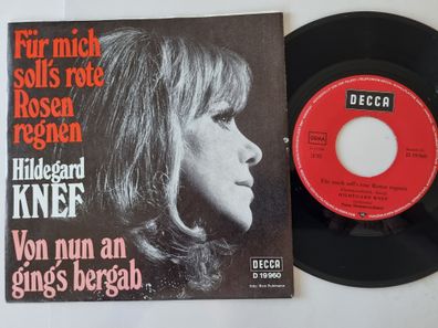 Hildegard Knef - Für mich soll's rote Rosen regnen 7'' Vinyl Germany