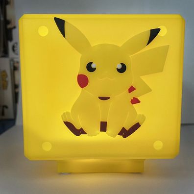 Pikachu Nachtlicht Lampe - Pokémon Anime Spiele LED Lampe mit Musik und USB Aufladung