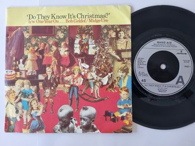 Band Aid - Do they know it's Christmas?/ One year on 7'' Vinyl UK