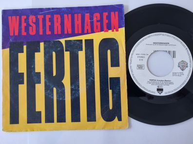 Marius Müller-Westernhagen - Fertig 7'' Vinyl Germany
