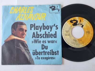 Charles Aznavour - Playboy's Abschied 7'' Vinyl Germany