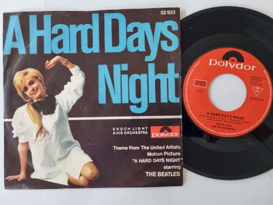 Enoch Light And His Orchestra - A hard day's night 7'' Vinyl Germany/ CV Beatles
