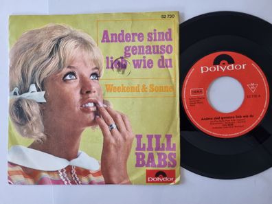 Lill Babs - Andere sind genauso lieb wie du 7'' Vinyl Germany
