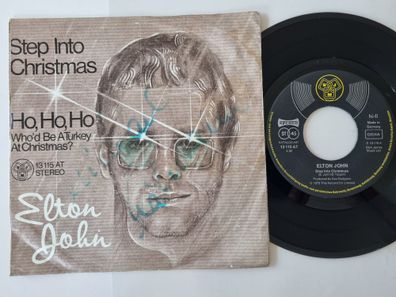 Elton John - Step into Christmas 7'' Vinyl Germany