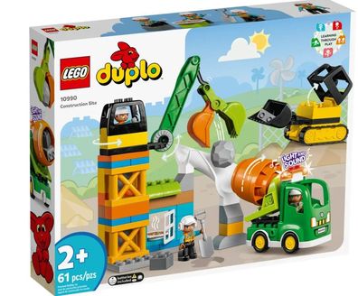Lego Duplo Baustelle mit Baufahrzeugen (10990)