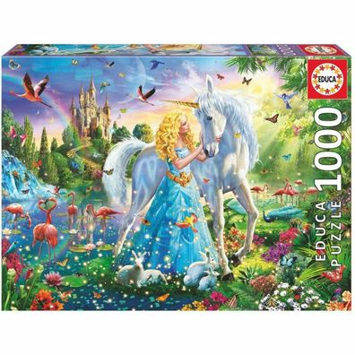Die Prinzessin und das Einhorn Puzzle 1000Stück