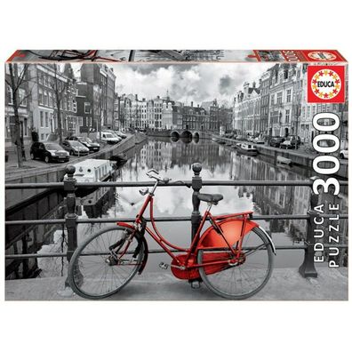 Educa Puzzle 9216018 - Amsterdam black & white - 3000 Teile Puzzle