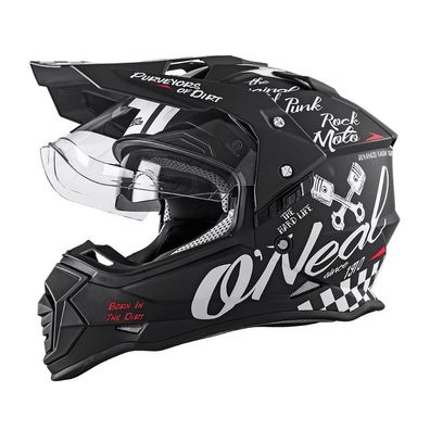 O'NEAL Bike Helm Sierra Torment Black/ White - Größe: M (57/58 cm)