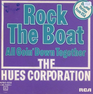 7" Cover The Hues Corporation - Rock the Boat
