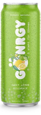 Gönrgy Energy Sweet Lemon Limited Edition by Montana 1 x 0,5L + EINWEG Pfand