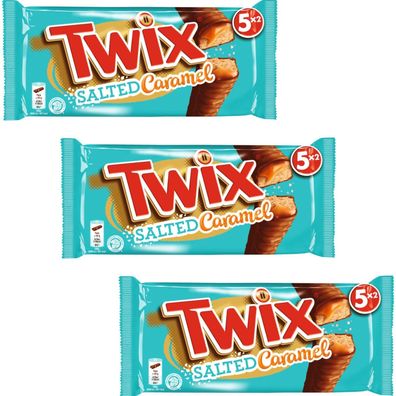 TWIX Salted Caramel Schokoriegel - 3 x 5er Multipack = 0,690 kg