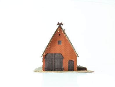Faller H0 Gebäude Bauernhaus mit Scheune Wohnhaus / Licht