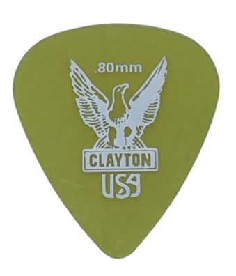 Clayton Ultem Gold - Standard - 0,80 mm (1,6 oder 12 Stück) - Plektren