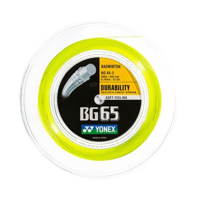 Yonex bg 65 Yellow Badmintonsaite Badminton String