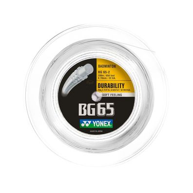 Yonex BG 65 White Badmintonsaite Badminton String