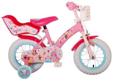 Disney Princess Kinderfahrrad - Mädchen - 12 Zoll - Pink