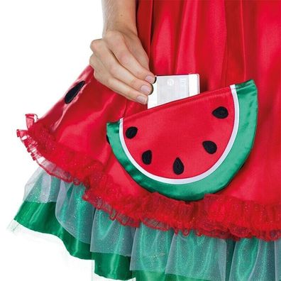PxP 6190629 - Tasche Melone mit Reißverschluss, Tasche Obst, Handtasche