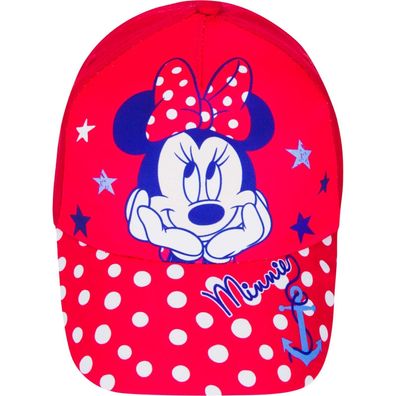 Minnie Mouse Kappe, rote Baseballcap, süßes Cap - Minnie Maus ca. 3 - 6 Jahre