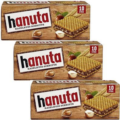 Ferrero Hanuta Einzel-Waffel-Riegel, Schokolade 3 x 10 Stück