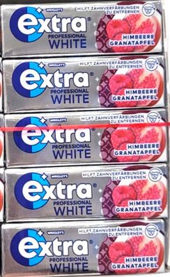 EXTRA® Professional White Himbeere Granatapfel 15x10 Dragees - Multipack