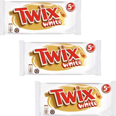 Twix white - Schokoriegel mit Karamell - 3 x 5 x 46g = 0,69 kg Multipacks