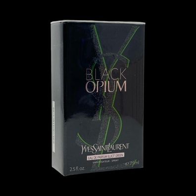 Yves Saint Laurent YSL Black Opium Illicit Green 75 ml Eau de Parfum Spray NEU OVP