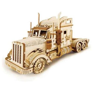 ROKR "Heavy Truck" MC502 3D LKW-Modell im Maßstab 1:40 Holzmodell